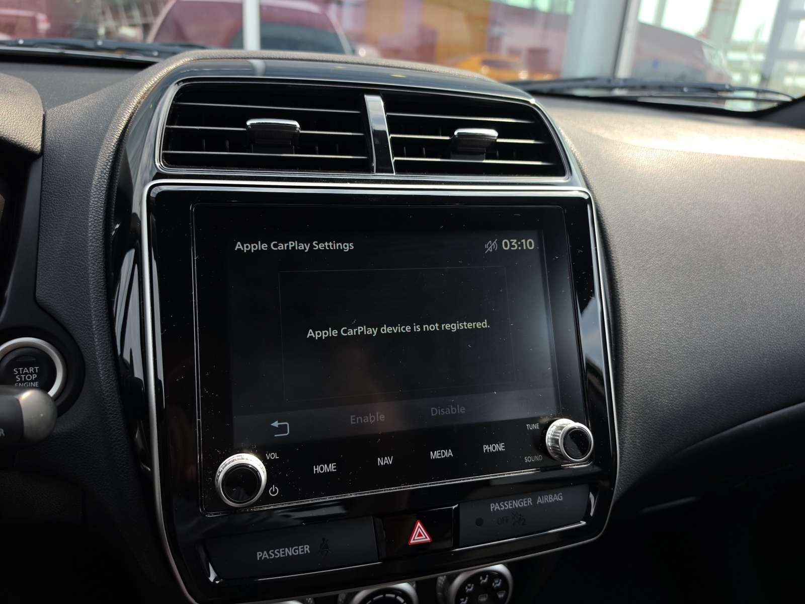 Mitsubishi ASX Blackout